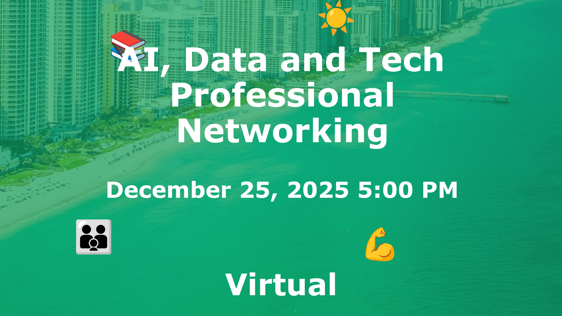 AI, Data and Tech Professional Networking event image
